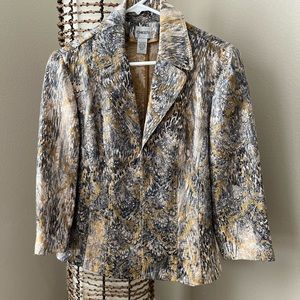 🛍️ host pick 🛍️ 🌴Chicos jacket unique fancy blazer